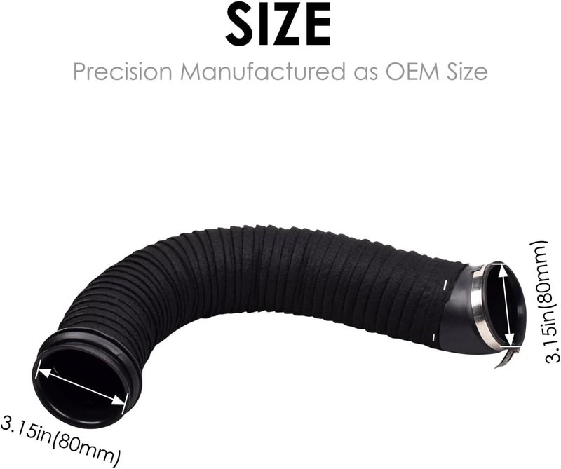 Feiteplus Air Cleaner Intake Duct Tube Hose Compatible with Chevrolet HHR 2006-2011 07 15865168 - Image 4